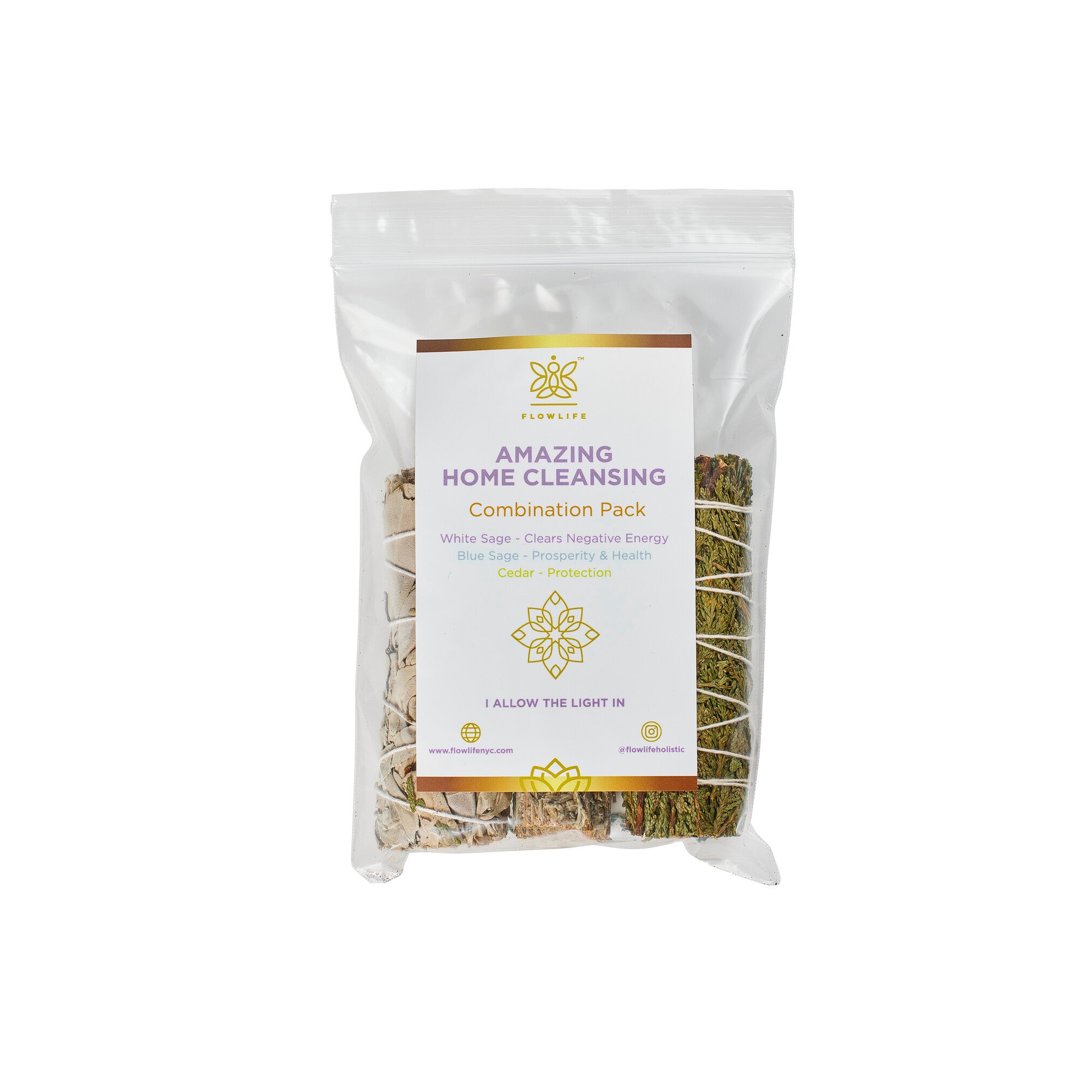 Home Cleansing Combination Smudge Pack