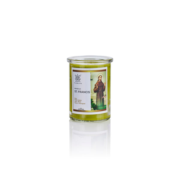 ST. FRANCIS - Lord, Make me and Instrument of your peace - 6 oz - 100% soy wax