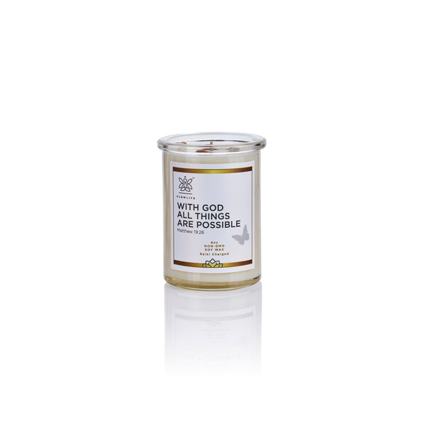 With God All Things Are Possible - 6 oz - 100% soy wax