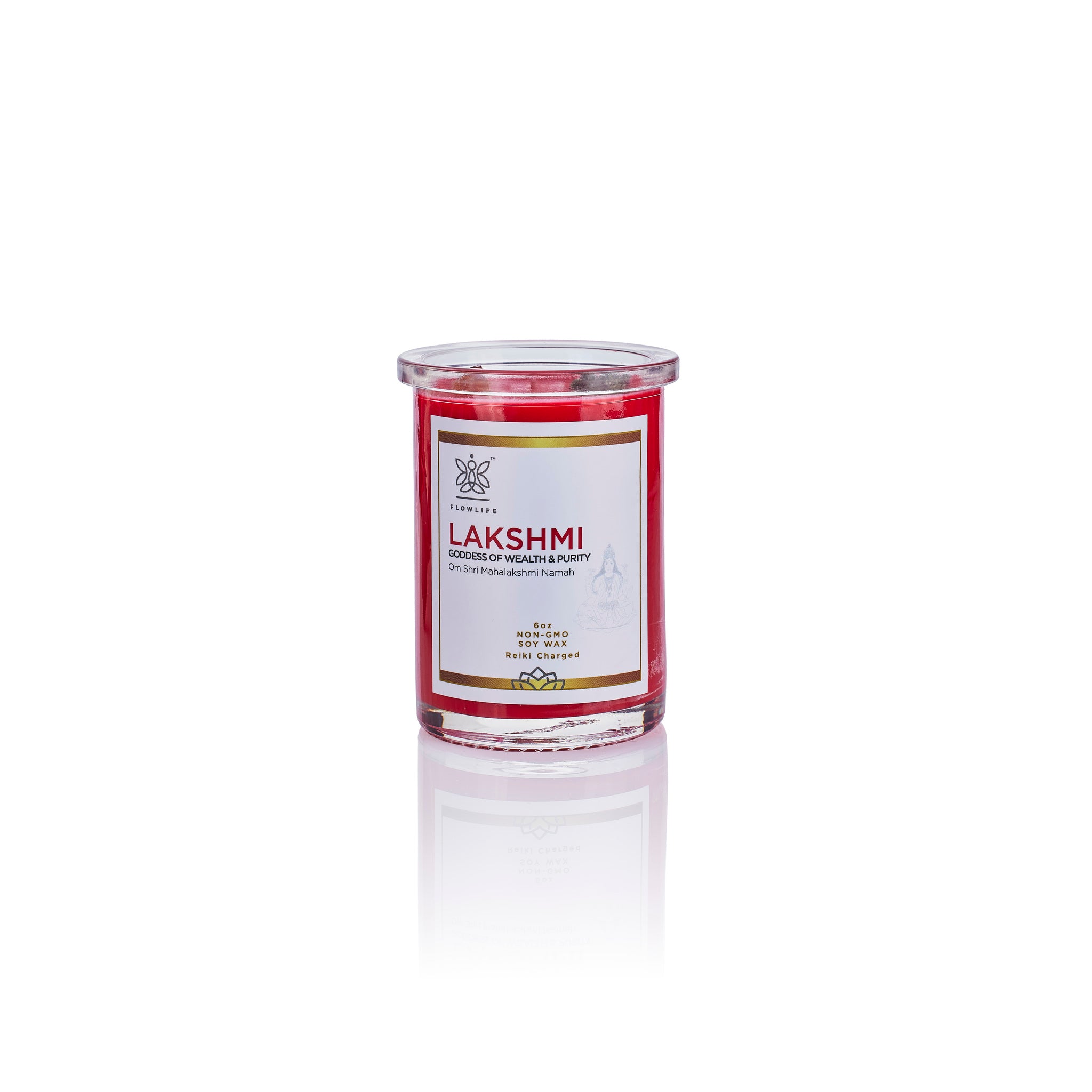 LAKSHMI - Goddess Wealth and Purity - 6 oz - 100% soy wax