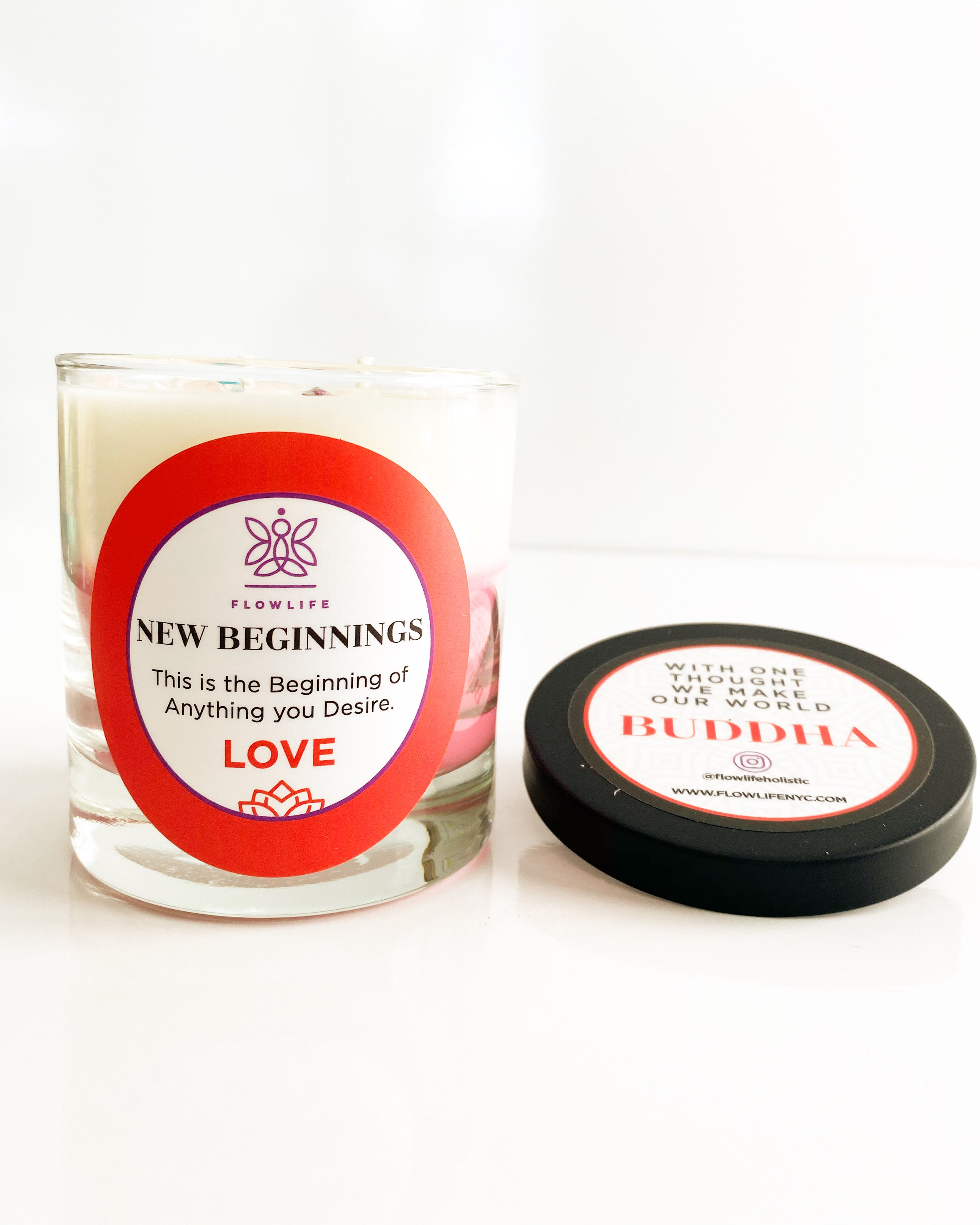 New Beginnings LOVE Candle - 8oz 100% soy wax